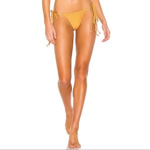 Seraya Bikini Bottom in Golden Daisy Dot